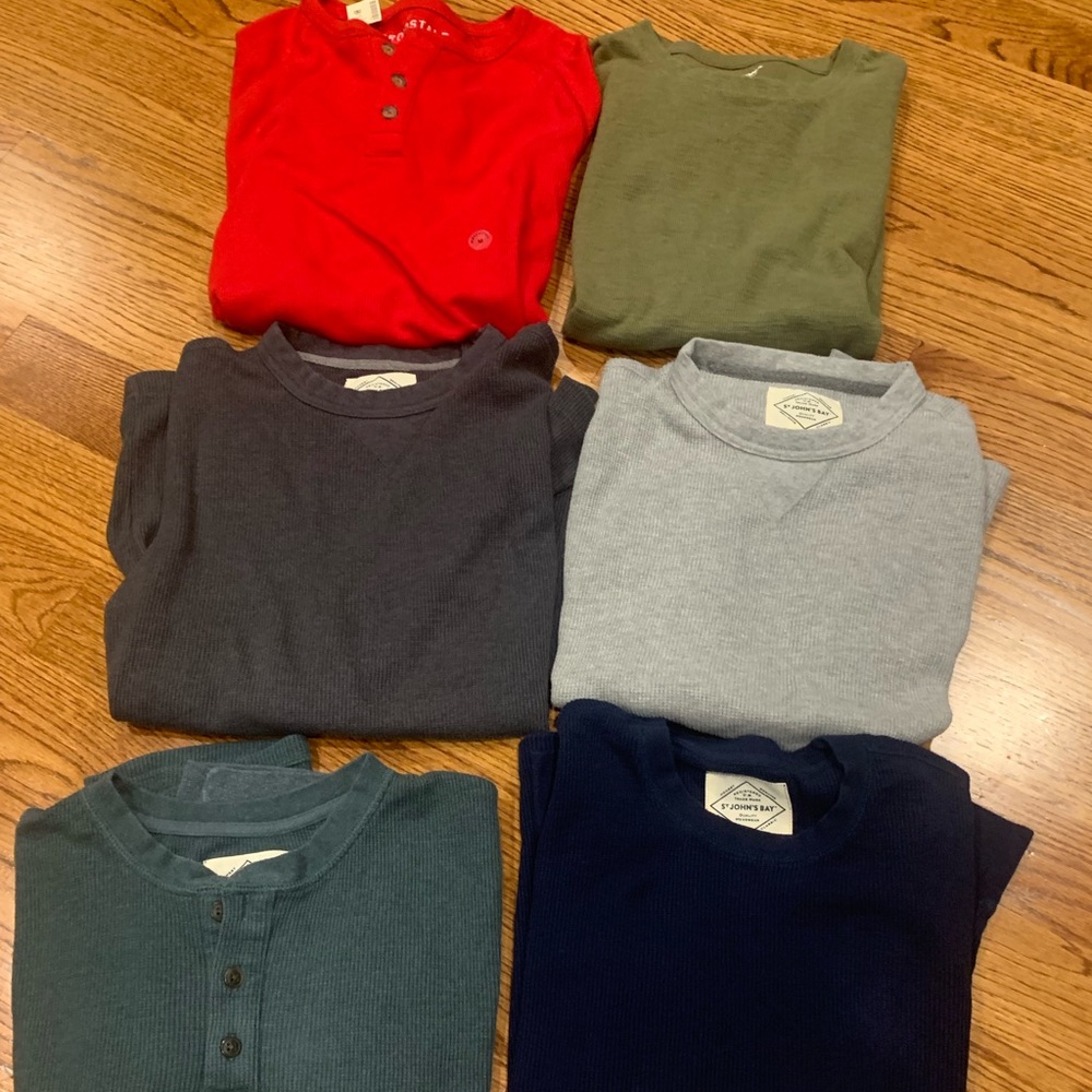 6 pack of Men’s sweaters.  Brand new!